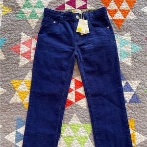 NWT Mini Boden Royal Blue Corduroy Pants